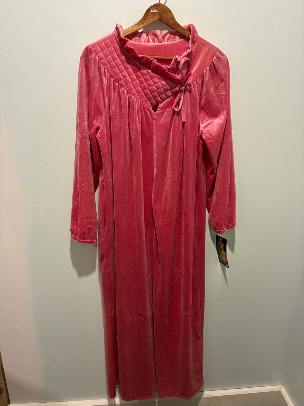 SANWAY Vintage Arnel Long Nightgown in Rose Pink Size Large NWT